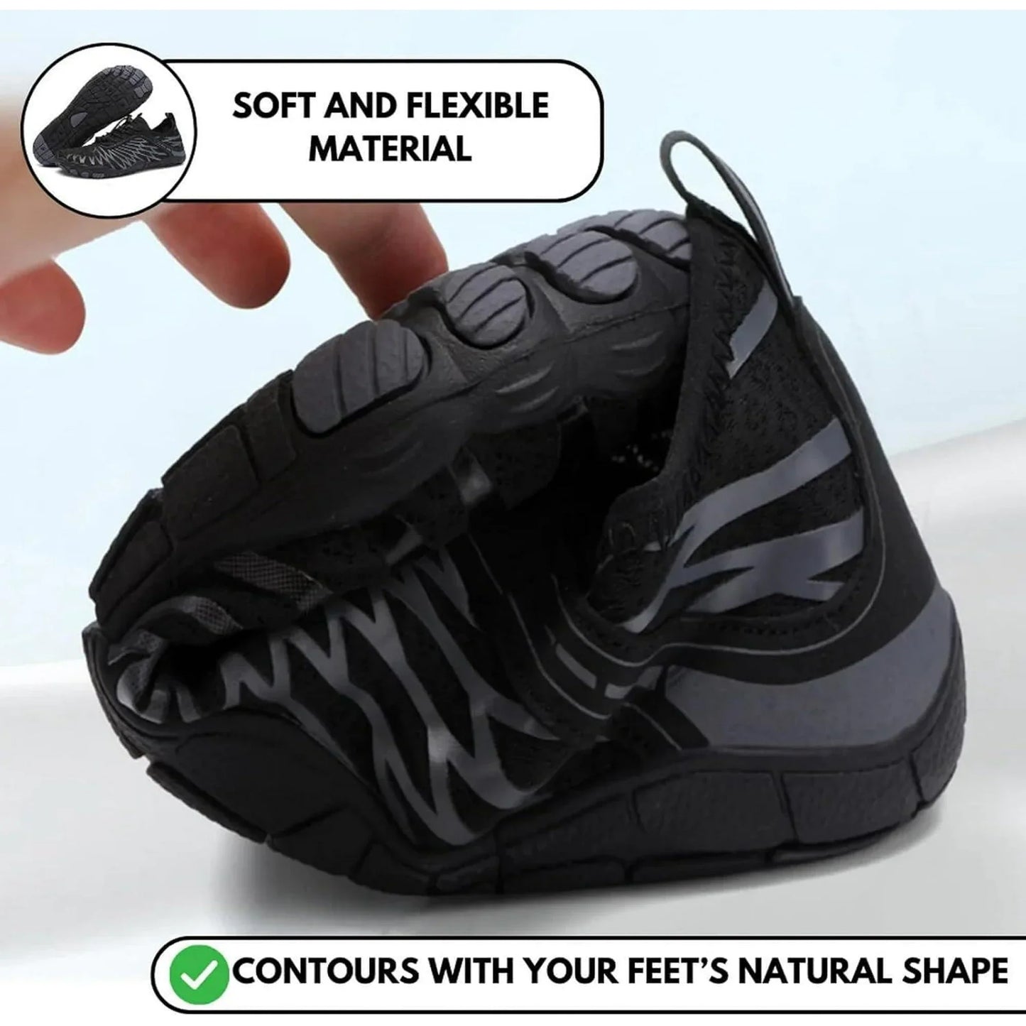 Hike Footwear - Pro-Healthy & Non-Slip Barefoot Shoes for Women & Men - Wide Toe Box Walking Shoes & Hiking Boot