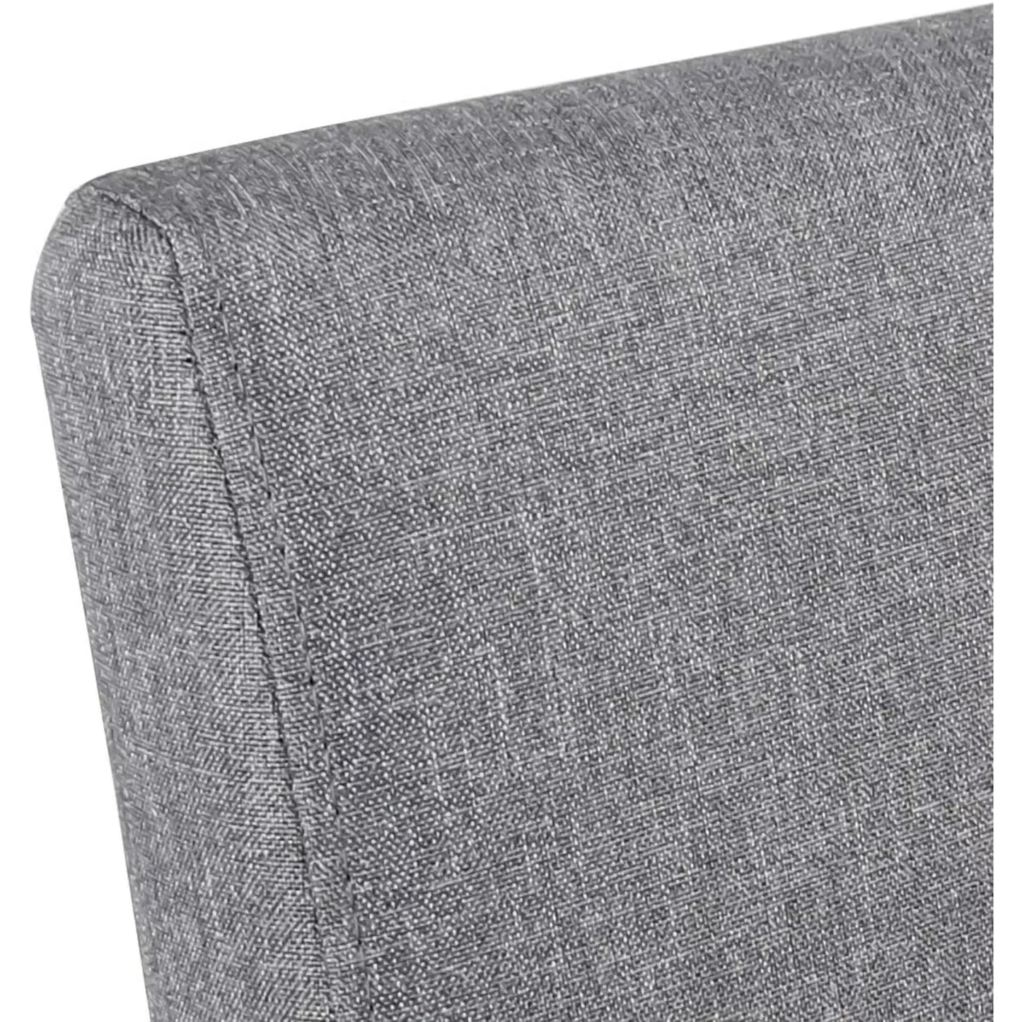 Modern Fabric Print Accent Chair Decorative Slipper Chair Vanity Chair Corner Side Chair White