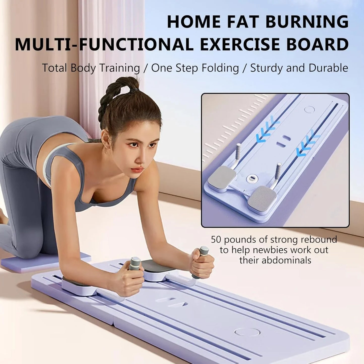 ALSO GO Multifunctional Abdominal Board, Ab Trainer Machine, Ab Core Trainer, Ab Board, Abs Workout Equipment, Core Workout Equipment, Pilates Board