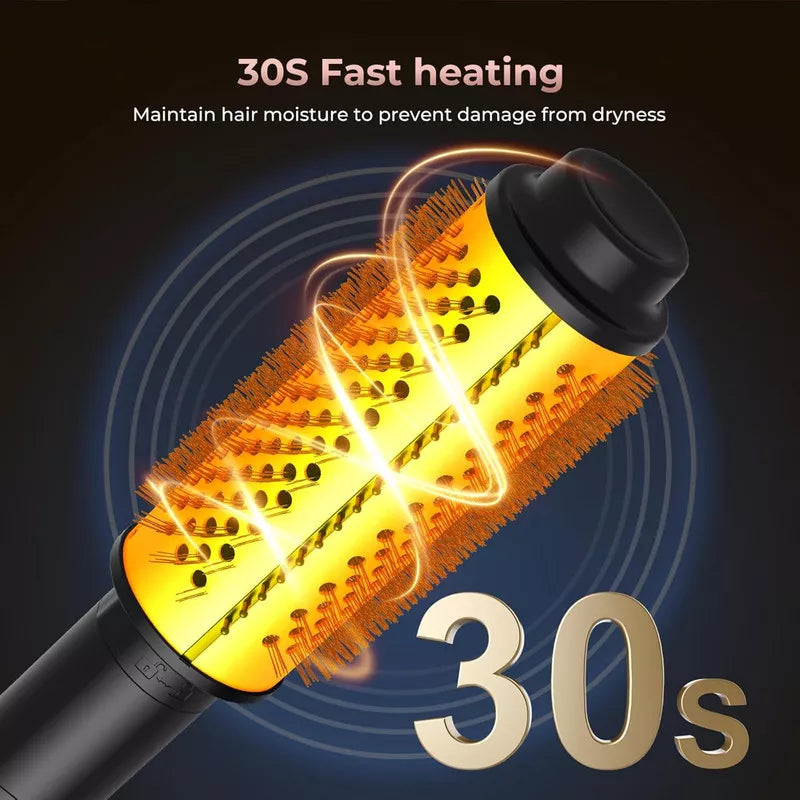 Dryhsip 3-in-1 Curling Iron Wand, 3 Temp Settings 250°F-410°F, Negative Ion Anti-Frizz, Fast Heat-Up, Safe for All Hair Types