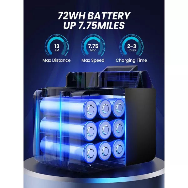 Mastgoal 6.5in Self Balancing Scooter -500W All Terrain Scooter with LED Lights & Bluetooth Speaker, Max Load 176lbs, for Ages 6-12 Kids