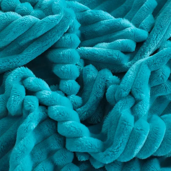 Flannel Fuzzy Toddler Blanket, Fluffy Warm and Lightweight Baby Plush Blanket - NTBAY