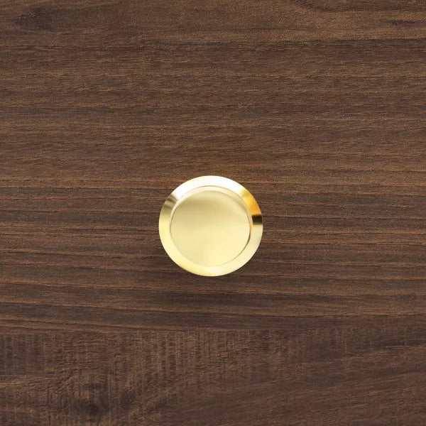 Wooakway TV Stand for TVs up to 80 Inches, Entertainment Center with 3 Drawers and 1 Shelf, Metal Handles and 2 Cabinets for Living room