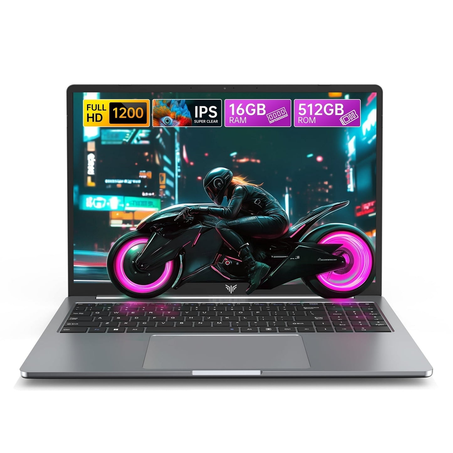 Laptop Computer 15.6" FHD 16GB DDR4 512GB SSD Intel Twin Lake N150 up to 3.6GHz with Windows 11 PRO