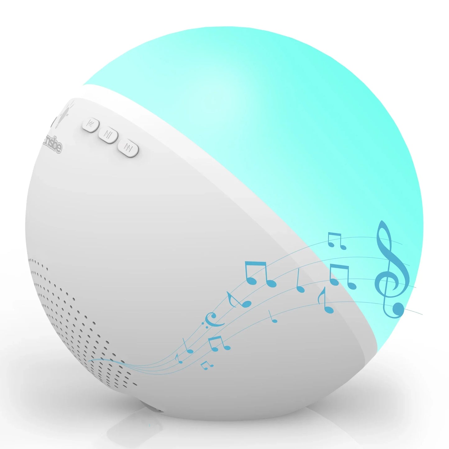 Fansbe Baby White Noise Machine, 12 Soothing Sounds No Bluetooth Baby Night Light Sound Machine