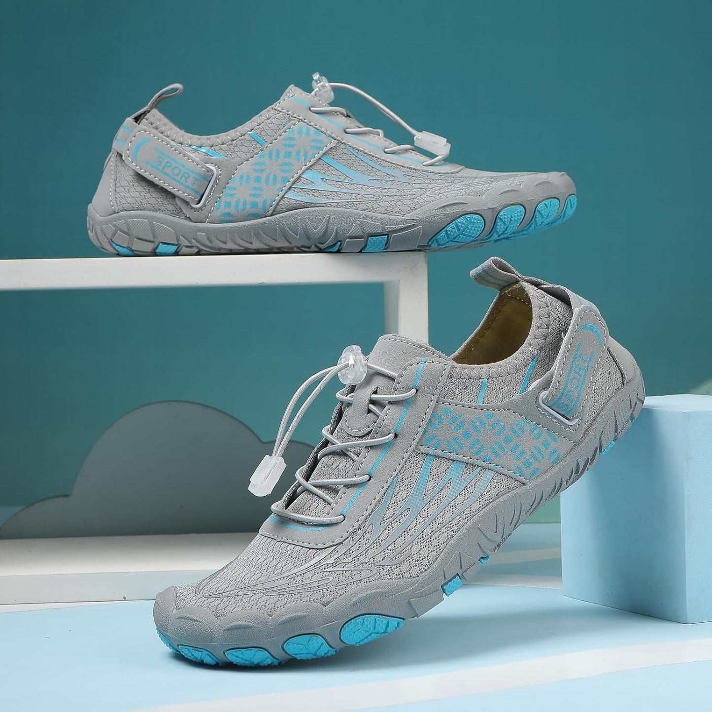 Adult Water Shoes Women,Barefoot Man Hike Footwear Non-Slip Barefoot Shoes Unisex Outdoor Wide Toe Athletic Beach Water Shoes