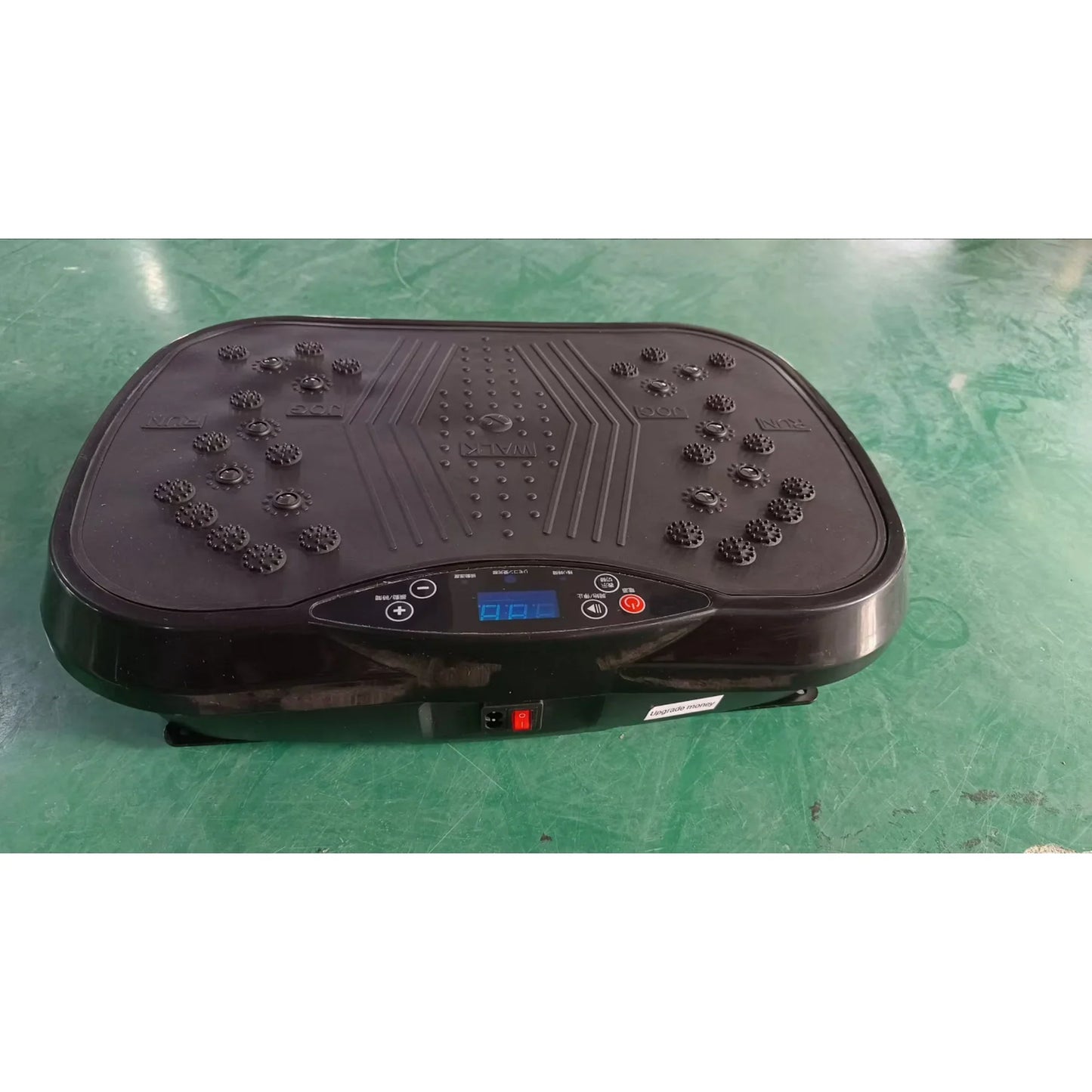 ALSO GO Vibration Plate Exercise Machine, Vibration Fitness Platform with Loop Bands & Remote Control Full Body Workout, Vibrate Stand Shake Board for Home Fitness & Weight Loss & Muscle Toning