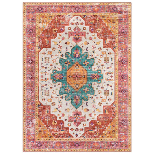 Lahome Ultra-Thin Washable Area Rug– Non-Slip Carpet for Girls Bedroom, Living Room,Office,Entryway,or Kitchen