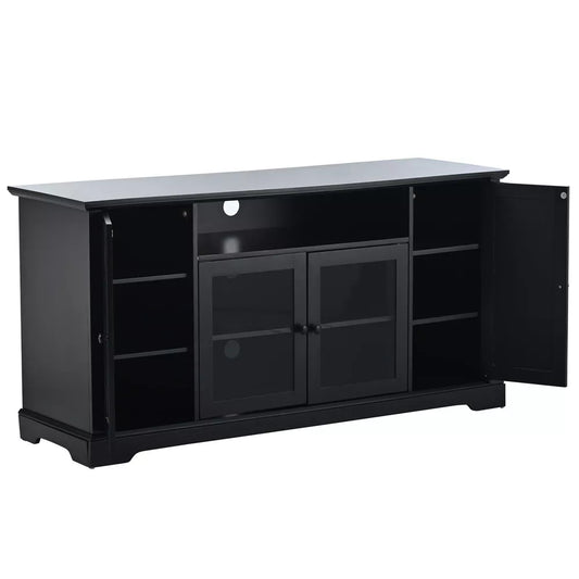 NicBex TV Stand for TVs up to 65 Inches,Modern Entertainment Center with 3 Cabinets and Adjustable shelves