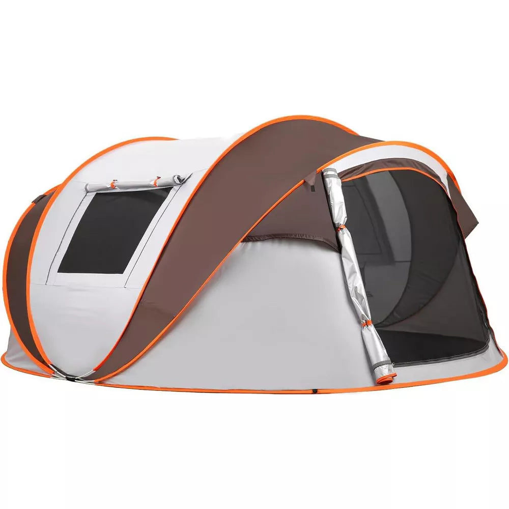 MaseiKar Camping Instant Pop Up Tent, 6 Person, Water Resistant Dome, Easy Setup for Camping Hiking and Outdoor, Portable with Carry Bag, 3 Season