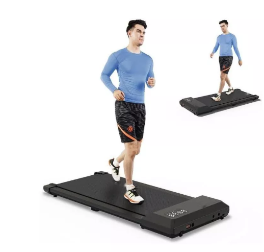 DeerRun 35.43 In Long Run Area Walking Pad, 2 in 1 Under Desk Treadmill, Walking Pad Treadmill Under Desk