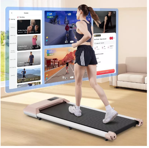 Deerrun Gold Under Desk 16.14*31.5 inches Belt Walking Pad Treadmill for Home Office