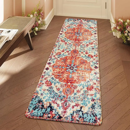 Lahome Fashion-Inspired Washable Faux Cashmere Floor Mat-Soft Carpet for Living Room, Bedroom,or Entryway
