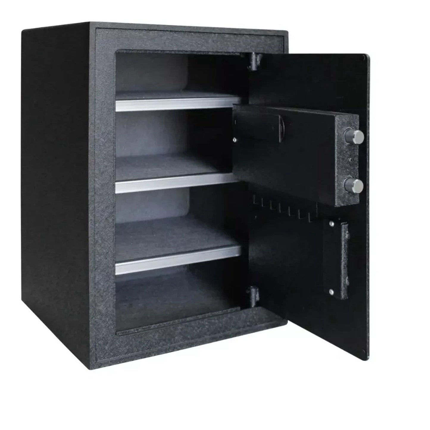 RXDSAFE 4.6 Cuft Large Double Door Safe Box, Digital Keypad Home Security Safe With Fireproof Waterproof Bag for Money Office