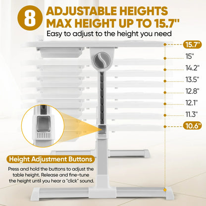DOULAMI bed table adjustable laptop table