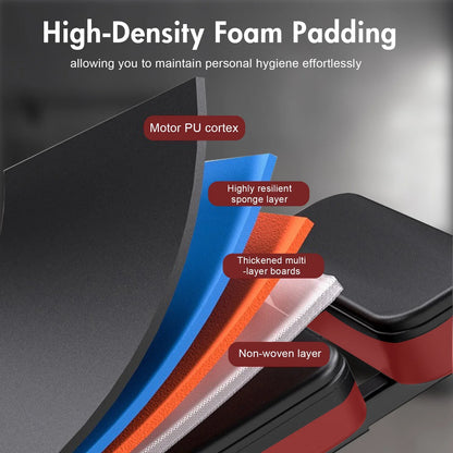 ALSO GO Foldable Weight Bench for Full Body Workout, Adjustable Weight Bench with Resistance Bands, Multi-Function Strength Training Bench Press Exercise Equipment for Home Gym, 1000 lbs