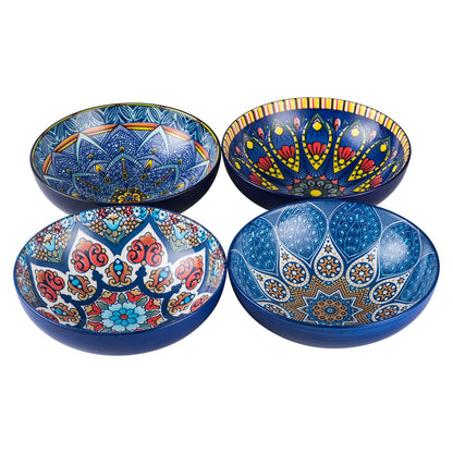 UNICASA 28oz Porcelain Cereal Bowls,Salad Soup Bowl,7.25-inch Round Ceramic Serving Bowls for Salad,Fruit,Pasta,Dinner