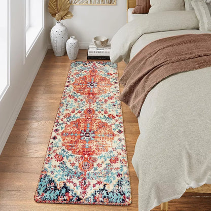Lahome Fashion-Inspired Washable Faux Cashmere Floor Mat-Soft Carpet for Living Room, Bedroom,or Entryway