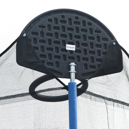 EUROCO 14FT Trampoline for Kids, Trampoline with Enclosure ,Ladder,Heavy Duty Recreational Trampoline Capacity for 7-8 Kids