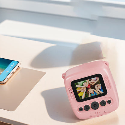MARVUE Kids Camera Instant Print Camera for Kids, Digital Video Cameras for Toddler Girls Toys Age 6-12 Pink