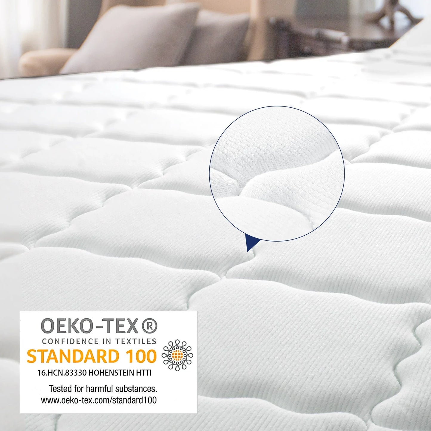 Full Size Mattress, Serweet 10 Inch Hybrid Memory Foam Full Mattress in a Box, Medium Firm Mattress for Cooler Sleep Supportive & Pressure Relief, Made in North America