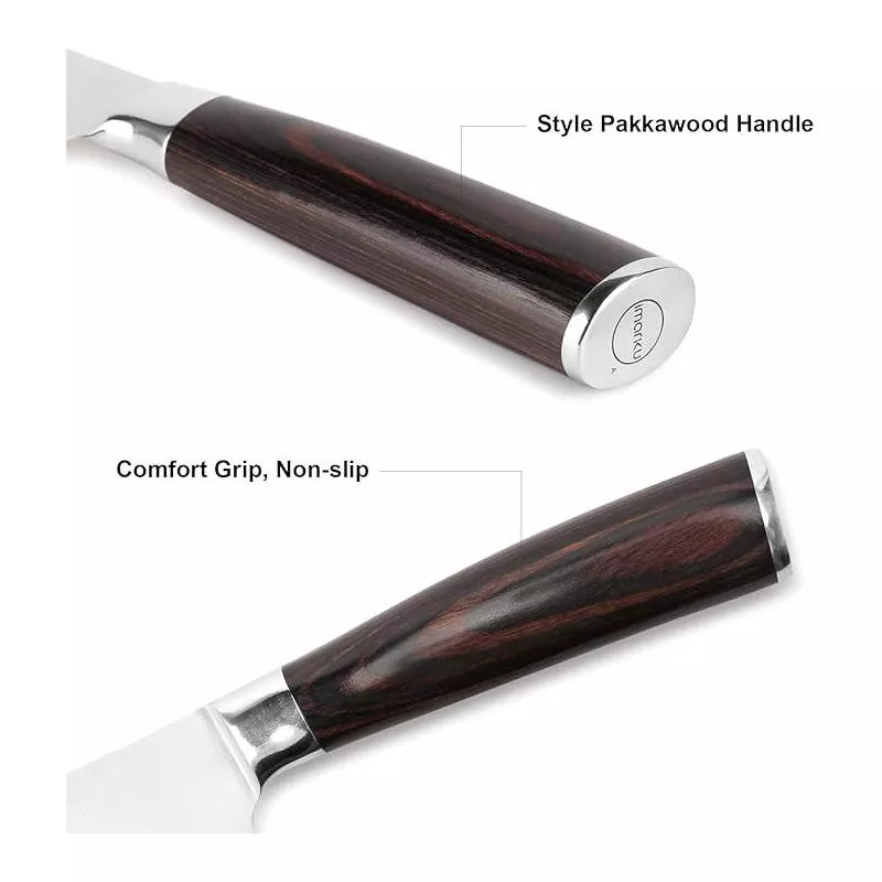 imarku Bread Knife, German High Carbon Stainless Steel Bread Slicing Knife, 10-Inch Serrated Edge Cake Knife, Bread Cutter for Homemade Crusty Bread