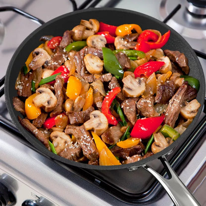 imarku Non Stick Frying Pans - 10 inch Frying Pan Nonstick Skillet, Egg Pan Omelette with Cool Stainless Steel Handle, Dishwasher Safe