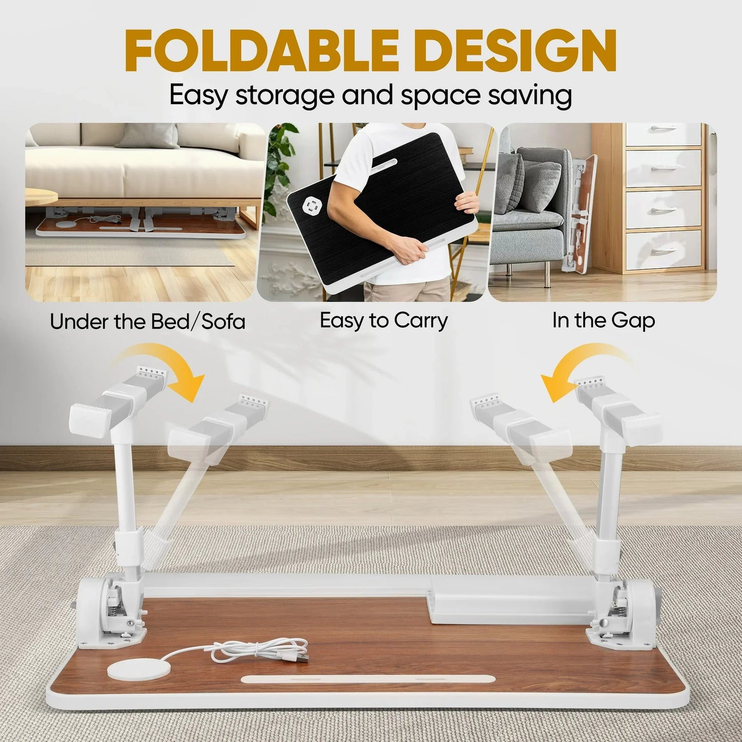 DOULAMI bed table adjustable laptop table