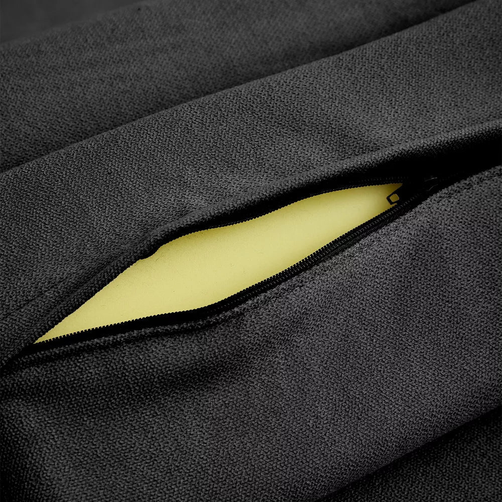 Mjkone Yoga Chair for Adults, Velvet Yoga Chaise Lounge Chair Indoor for Adult Exercise, Stretching, Relaxation,Dark Gray/Light Gray/Beige