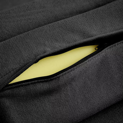 Mjkone Yoga Chair for Adults, Velvet Yoga Chaise Lounge Chair Indoor for Adult Exercise, Stretching, Relaxation,Dark Gray/Light Gray/Beige