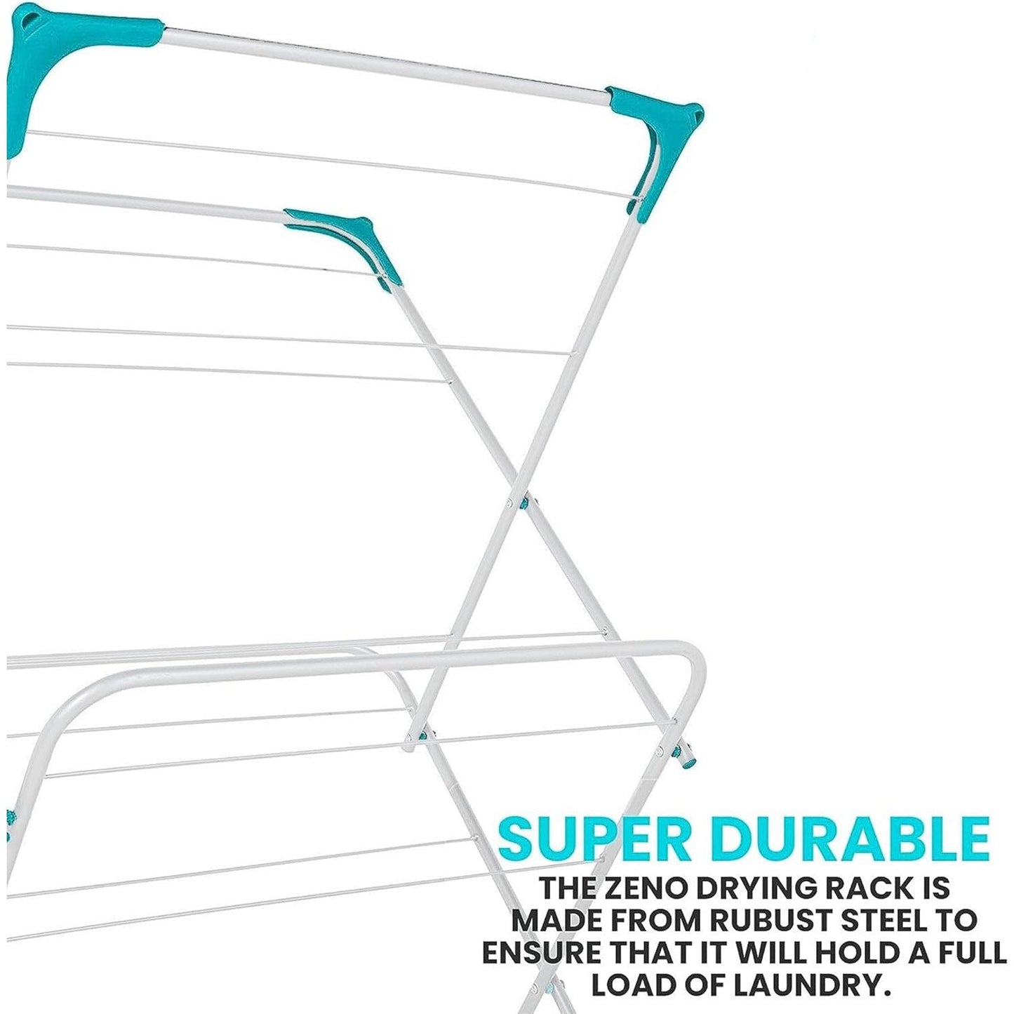 3 Tier Clothes Drying Rack, Foldable Laundry Clothes Drying Rack Stand, Collapsible for Storage