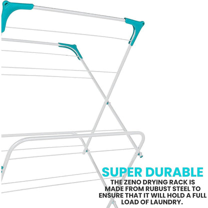 3 Tier Clothes Drying Rack, Foldable Laundry Clothes Drying Rack Stand, Collapsible for Storage