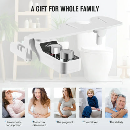DOULAMI Toilet Bidet Attachment with 3 Modes