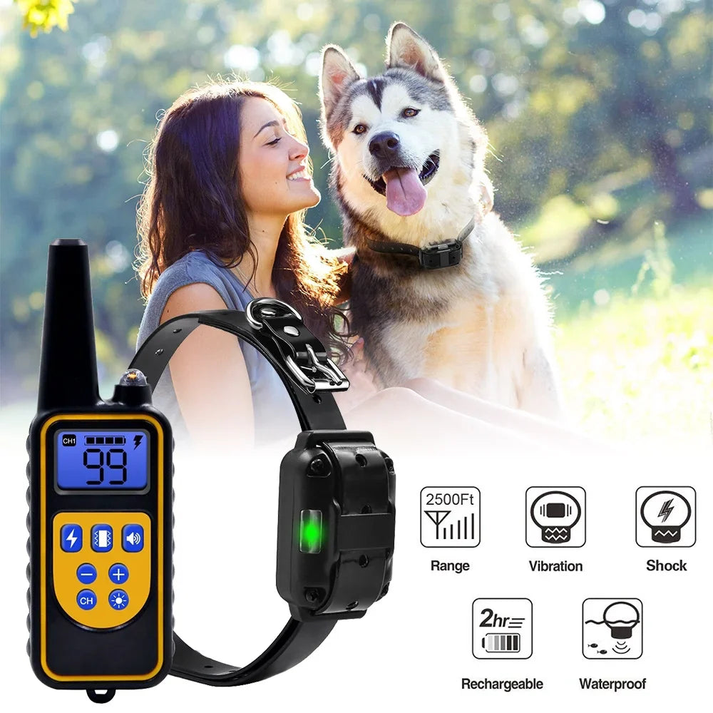 CATGOOD Dog Shock Collar for 2 Dogs, Waterproof and Adjustable Electric Dog Training Collar with Remote for Small Medium Large Dogs