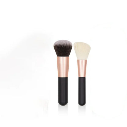 Mini Makeup Brush Set, Super Soft Hair Loose Powder Blush Brush Eyeshadow Blur Brush Beauty Tools, Portable Cylinder