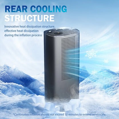 CATGOOD 180PSI Cordless Air Compressor Tire Inflator, 22-Cylinder Air Pump with LED Digital Pressure, 8500MAH Rechargeable Tire Pump for Car Tires,Bikes,Balls,Motorcycles