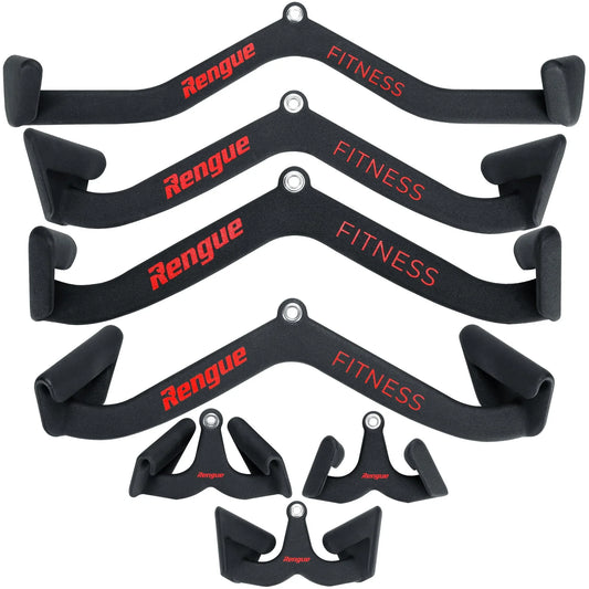 LAT Pull Down Bar T-Bar V-Bar Pulley Cable Machine LAT Pulldown Attachments Back Tricep Pull Down Attachment Strength Training Handle Grips LAT Pulldown Bar Press Down Exercises for Home Gym