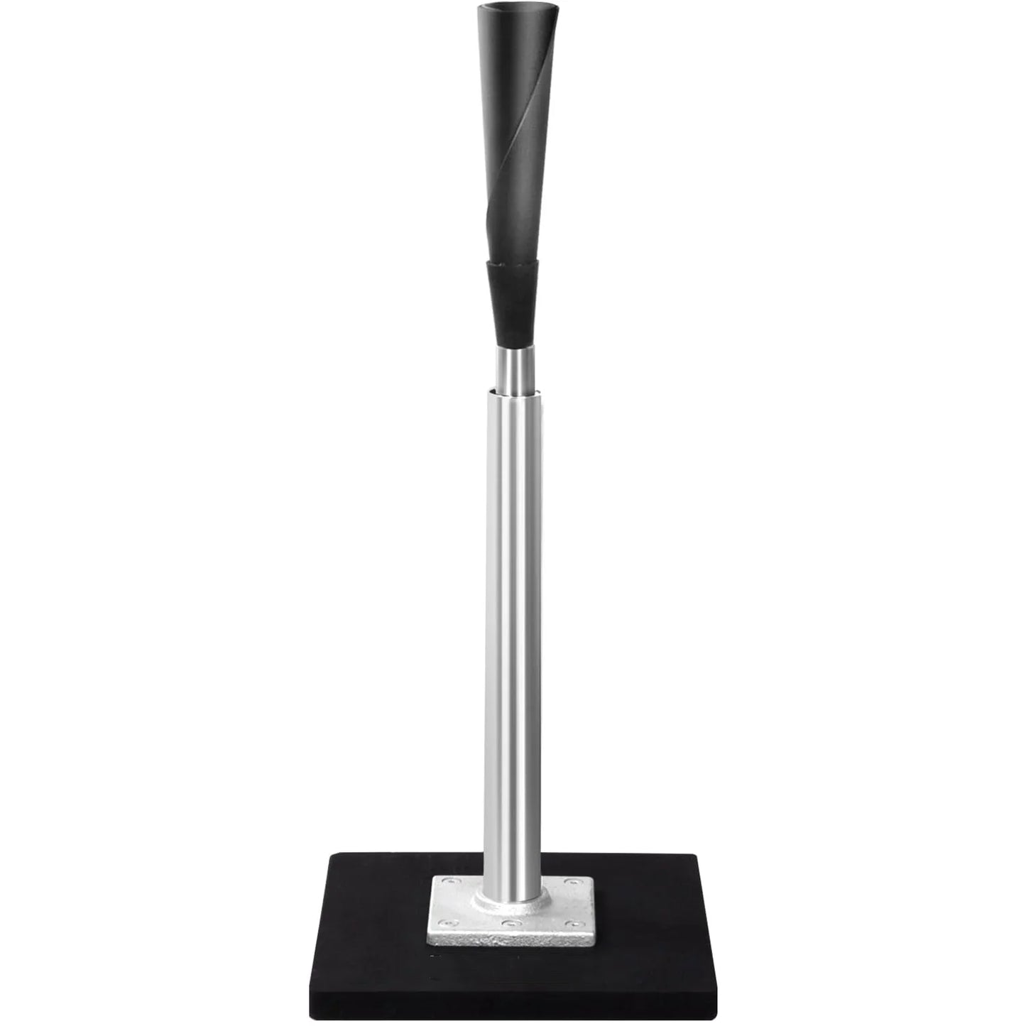 JASCOPRO Metal Baseball Batting Tee, 24-46" Adjustable Height, Handrolled Flexible Rubber Top