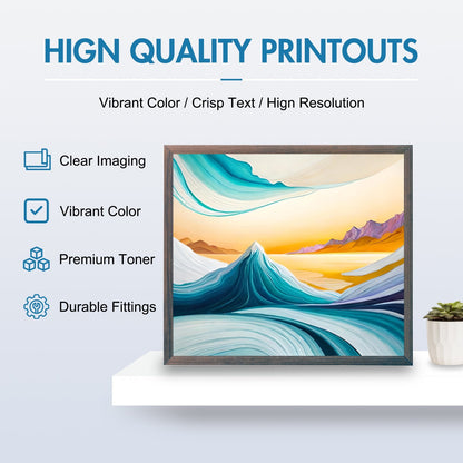 TN760 TN730 Toner Cartridge Compatible for Brother TN-760 TN760 TN-730 TN730 DCP-L2550DW HL-L2350DW MFC-L2710DW MFC-L2750DW HL-L2395DW HL-L2390DW MFC-L2690DW Printer Ink (Black, 4-Pack)