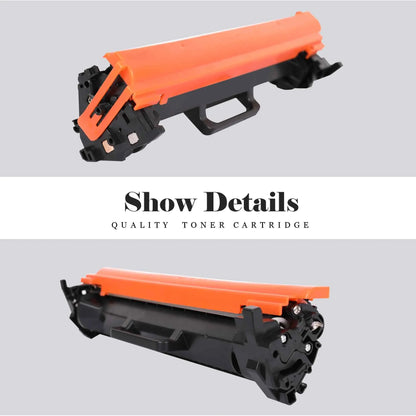 17A Toner Cartridge 4-Pack WITH CHIP Compatible for HP 17A CF217A for HP Laserjet Pro M102w M102a, MFP M130nw M130fw M130fn M130a Printer (Black)