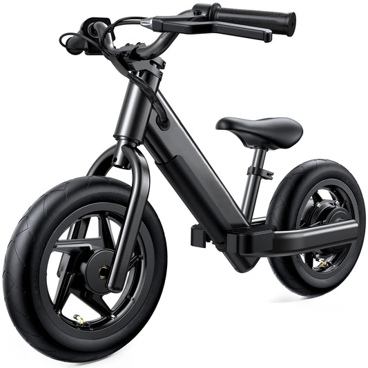 Electric Bike for Kids,100W Electric Motorcycle Up to 10 MPH Electric Dirt Bike with 12 inch Inflatable Tire, Adjustable Seat for Boys Girls Ages 3-5 Years Old