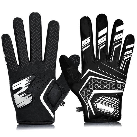 JASCOPRO Baseball Batting Gloves for Youth, L Size, 1 Pair, Black