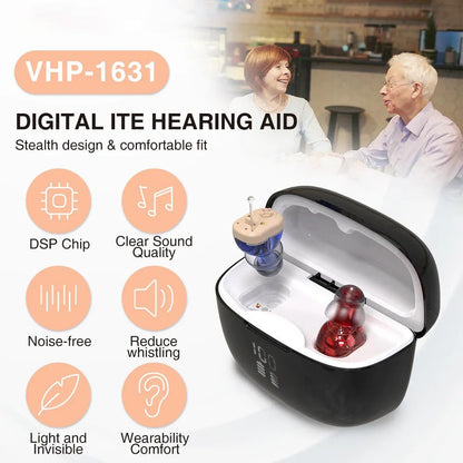 Delmicure Hearing Aids, 1631 Gold 1 Piece