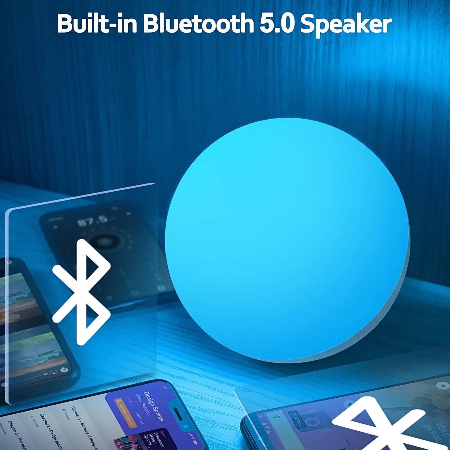 Fansbe Kids White Noise Machine, 27 Soothing Sounds Bluetooth Night Light Sound Machine