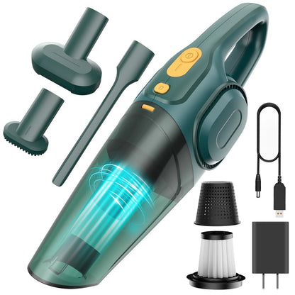 Hand Vacuum Cleaner Cordless, Besunny Handheld Car Vacuum Cleaner Rechargeable w/ Strong Suction