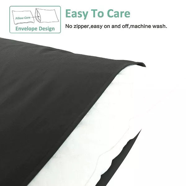 Brushed Microfiber Pillowcases, Super Soft Pillowcases with Envelope Closure - NTBAY
