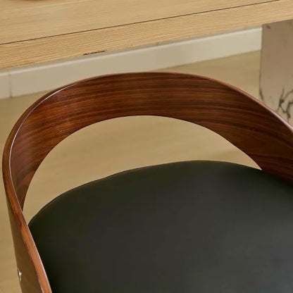 Resenkos Counter Bar Stools, Counter Stool,Bar Stools Set of 2, Swivel Bar Height Stools with Low Back and Soft Cushion Seat(Black)