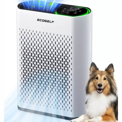 HEPA Air Purifiers for Home Large Room Cover 1400 Ft² with Air Quality Monitor 20dB Sleep Mode,6 Settings