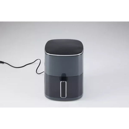 GreenEver Air Fryer 6 Quart Capacity with Window Square Air Fryer 12-in-1 Air Fry, Roast, Reheat, Dehydrate, Bake, Steam with 400F