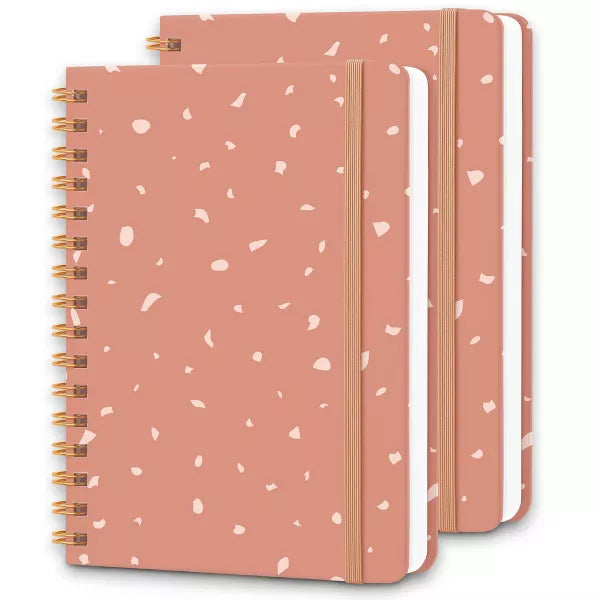 Belatt Lined Spiral Journal Notebook, A5 College Ruled Notebook for Journaling, Note-Taking, and Daily Planning, Durable Hardcover with Elegant Design